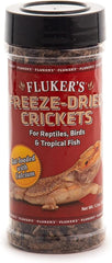 Fluker's criquets séchés dans le paquet avec couvercle, conservation pratique.