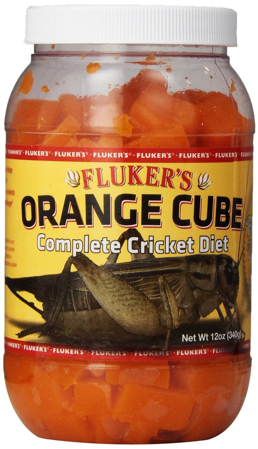 Fluker's Orange Cube: nourriture digeste pour grillons et insectes nourrisseurs.