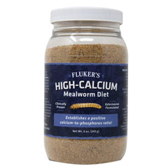 Fluker's régime calcium élevé pour vers de farine, alimentation et litière