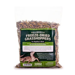 Fluker's sauterelles lyophilisées pour reptiles, pack 1 lb, source riche en protéines pour l'alimentation.