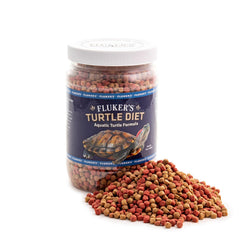 Fluker's – emballage des boulettes flottantes pour tortues d'eau douce, dosage pratique.