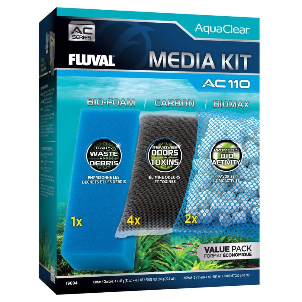 Fluval Bio-Foam : filtration mécanique efficace pour retenir les particules et débris.