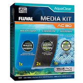 Fluval kit d'entretien des médias pour filtre AC30, ensemble complet de filtration
