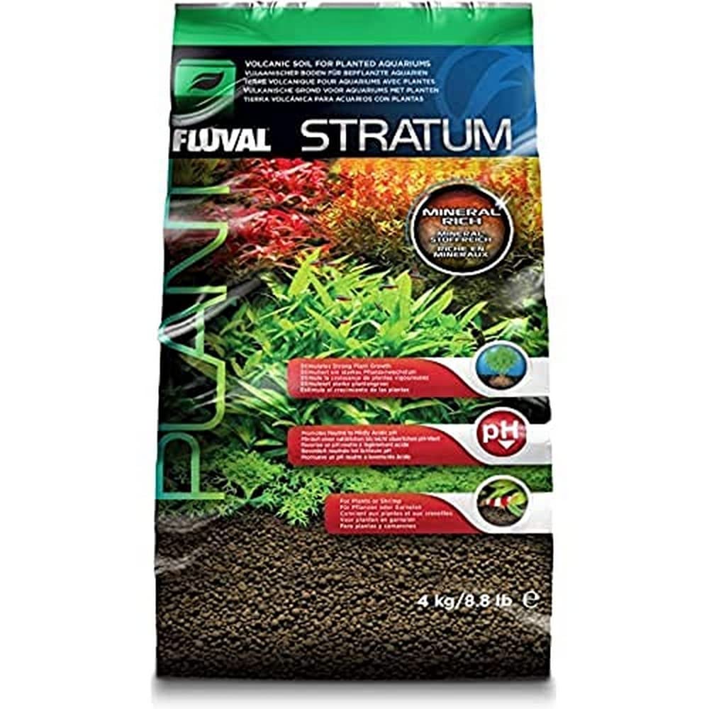 Fluval Stratum favorise la croissance des plantes grâce à une absorption efficace des nutriments.