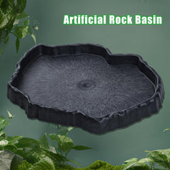 Flylin assiette reptile nettoyage facile grâce à surface lisse.