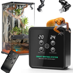 FMATOZ Reptile Mister avec buses 360° pour une couverture précise du terrarium.