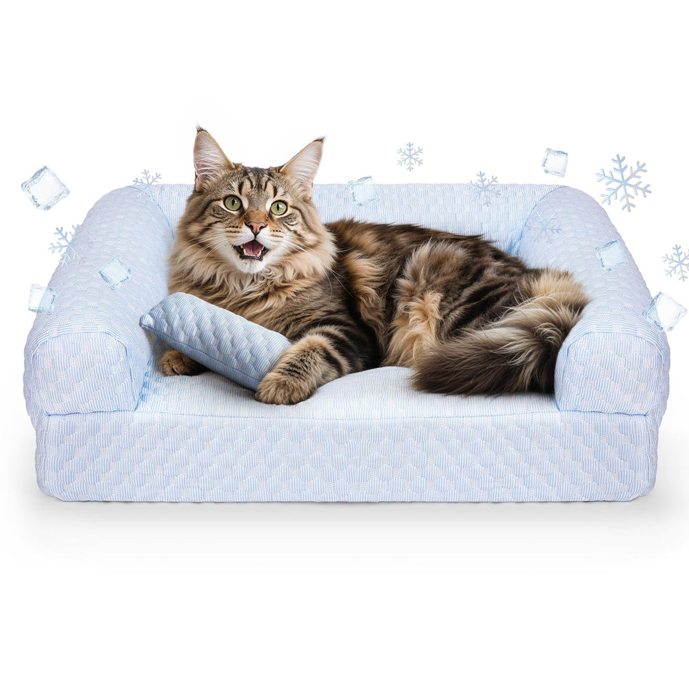 Foamio Canapé Refroidissant pour chats et chiens, repos frais et confortable.