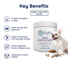 foffy gomme canine appétissante, texture agréable