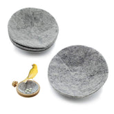 FOIBURELY coussins-nid-oiseaux-laine-4-1-pouces, dimensions précises pour nid réaliste.