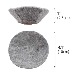 FOIBURELY ensemble-coussins-nid-4-pieces-laine, kit pratique pour créations de nid.