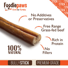 FOODIEPAWS boeuf nourri à l’herbe, os naturel et digeste pour chiens sensibles.