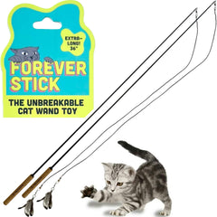 Forever Stick: poignee liege 36 pouces ideal pour jeu actif du chat