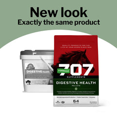 Formula 707 probiotiques et prébiotiques aidant la flore intestinale du cheval.