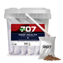 Formule 707 : sachets prémesures quotidiens facilitant l'alimentation des équins.