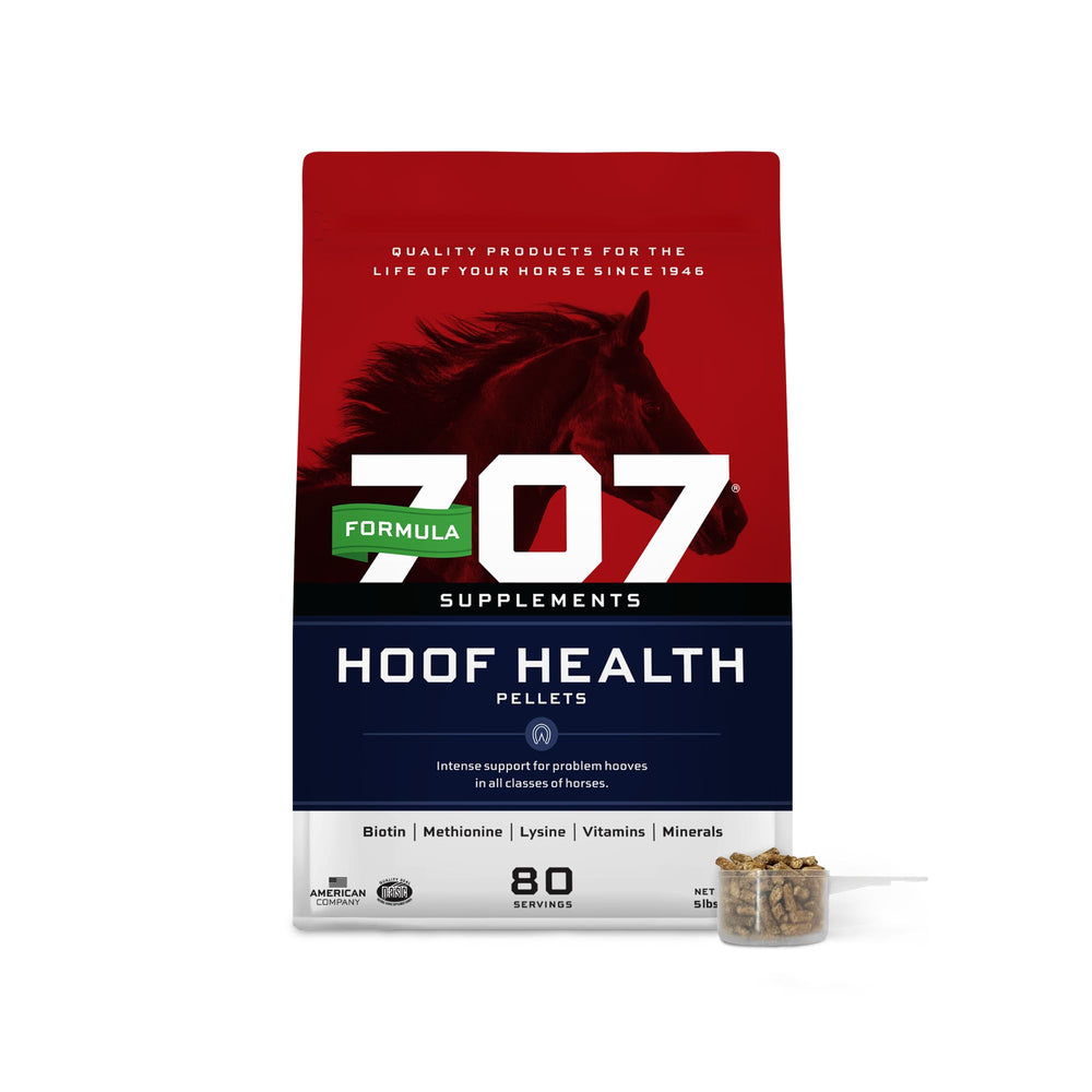 Formula 707 – emballage du complément, soutien potentiel des sabots.