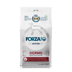 Forza10 Dermo Sec emballage, croquettes hypoallergéniques pour chien, alimentation adaptée