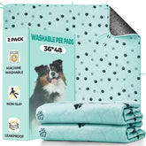 Tapis potty Fostanfly lavable, grande surface douce pour chien.