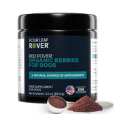 Four Leaf Rover Red Rover – bouteille prête au versement, pratique pour chien.