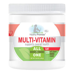 Four Paws Healthy Promise chat, bouchées-poulet, apport complet en vitamines.