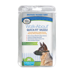 Four Paws Walk-About museau reglable moyen noir, maintien sûr et confortable