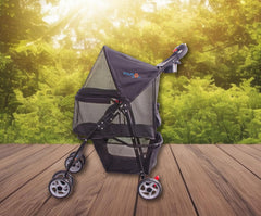 Poussette FOURPAW Espace de rangement pratique sous la structure.