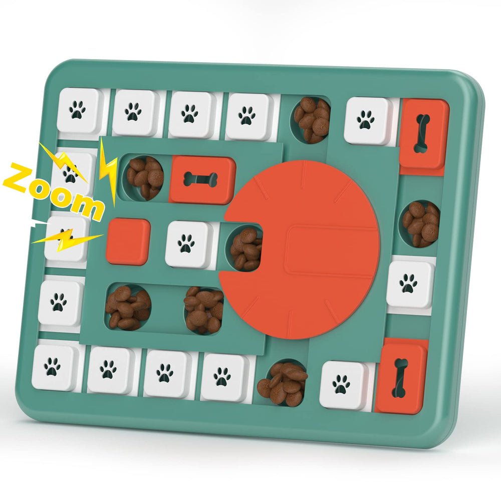 FOXMM puzzle chien niveau 4 avec sifflet, stimule l’intelligence et l’attention.