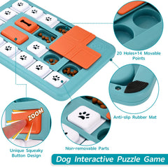 FOXMM jouet puzzle pièces non amovibles favorisent la sécurité