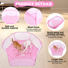 Foxtell boule cloche chat rose, sonorité attrayante favorisant le jeu.