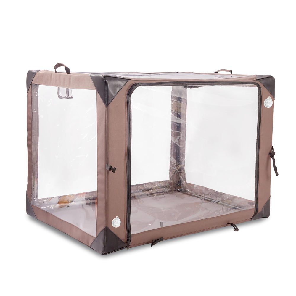 Foxtoes cage ICU nebulisation avec observation intérieure pour animaux.