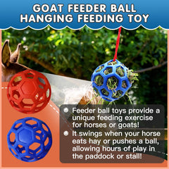 Foycow balle de foin pour chevaux en caoutchouc durable, pratique en écurie.