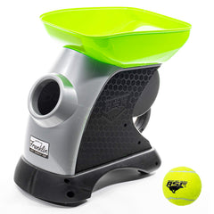 Franklin Sports Ready Set Fetch lanceur-balle-tennis, vue avant, sessions à distance.