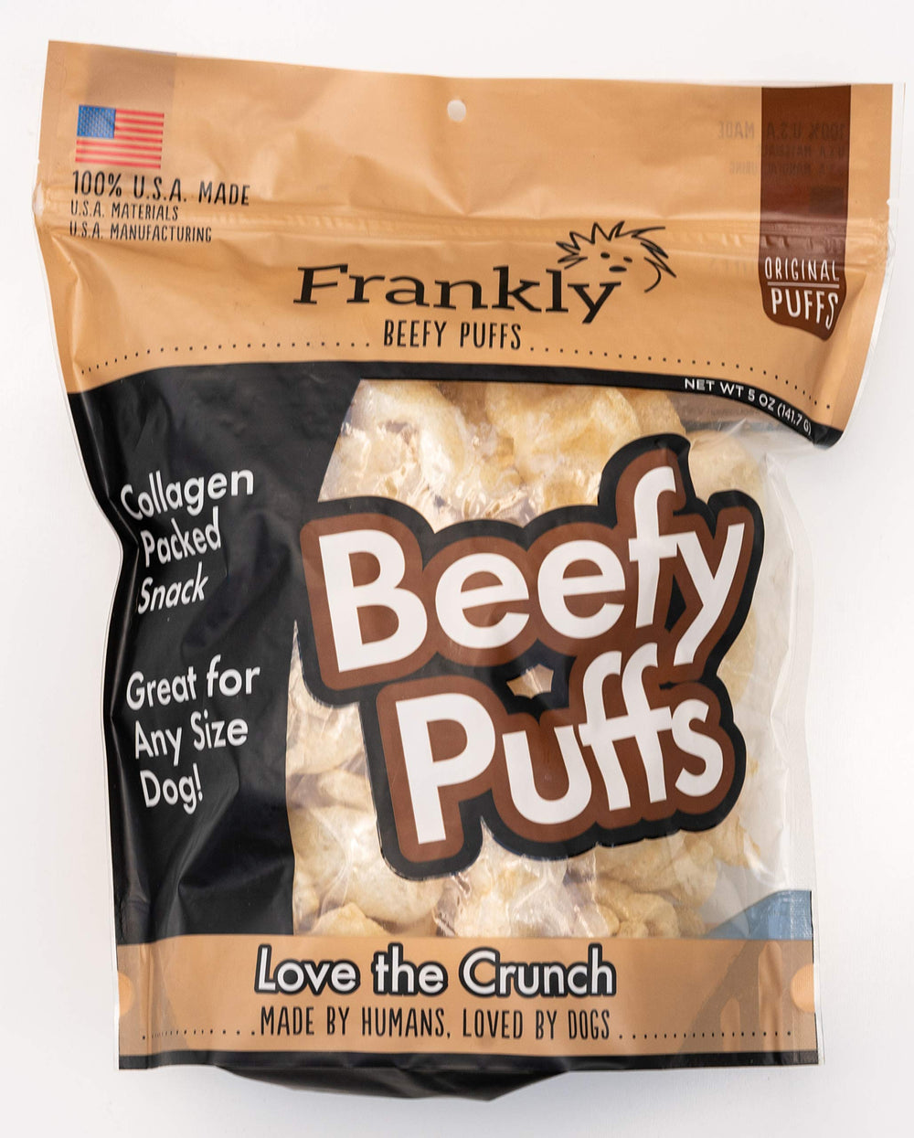 Friandises Frankly Beefy Puffs: texture crounante idéale pour récompenser les petits chiens