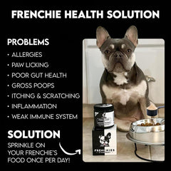 Poudre digestive et immunitaire Frenchies vs Everybody prête à mélanger au repas.