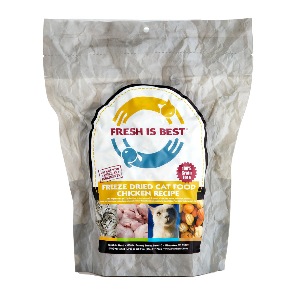 Fresh Is Best, sac refermable pour poulet lyophilisé, repas frais et pratiques