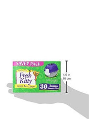 Fresh Kitty sacs litière jumbo avec liens pour vidage facile et propre