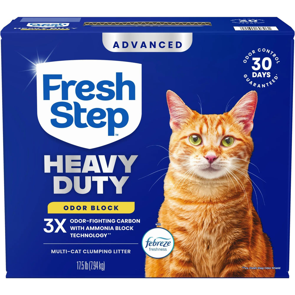 Fresh Step Litière haute densité avec Febreze dans le paquet, parfum frais.