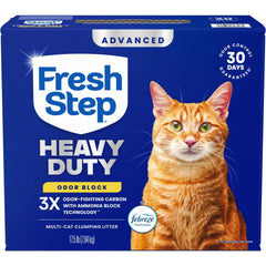 Fresh Step Litière haute densité avec Febreze dans le paquet, parfum frais.