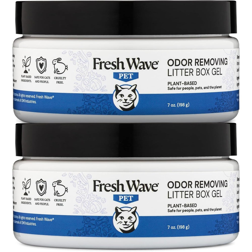 Gel Fresh Wave pour litière, bouteille 7 onces, élimine rapidement les odeurs.
