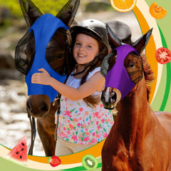 Frienda masque mouches chevaux oreille ergonomique protège sans serrer et améliore le confort