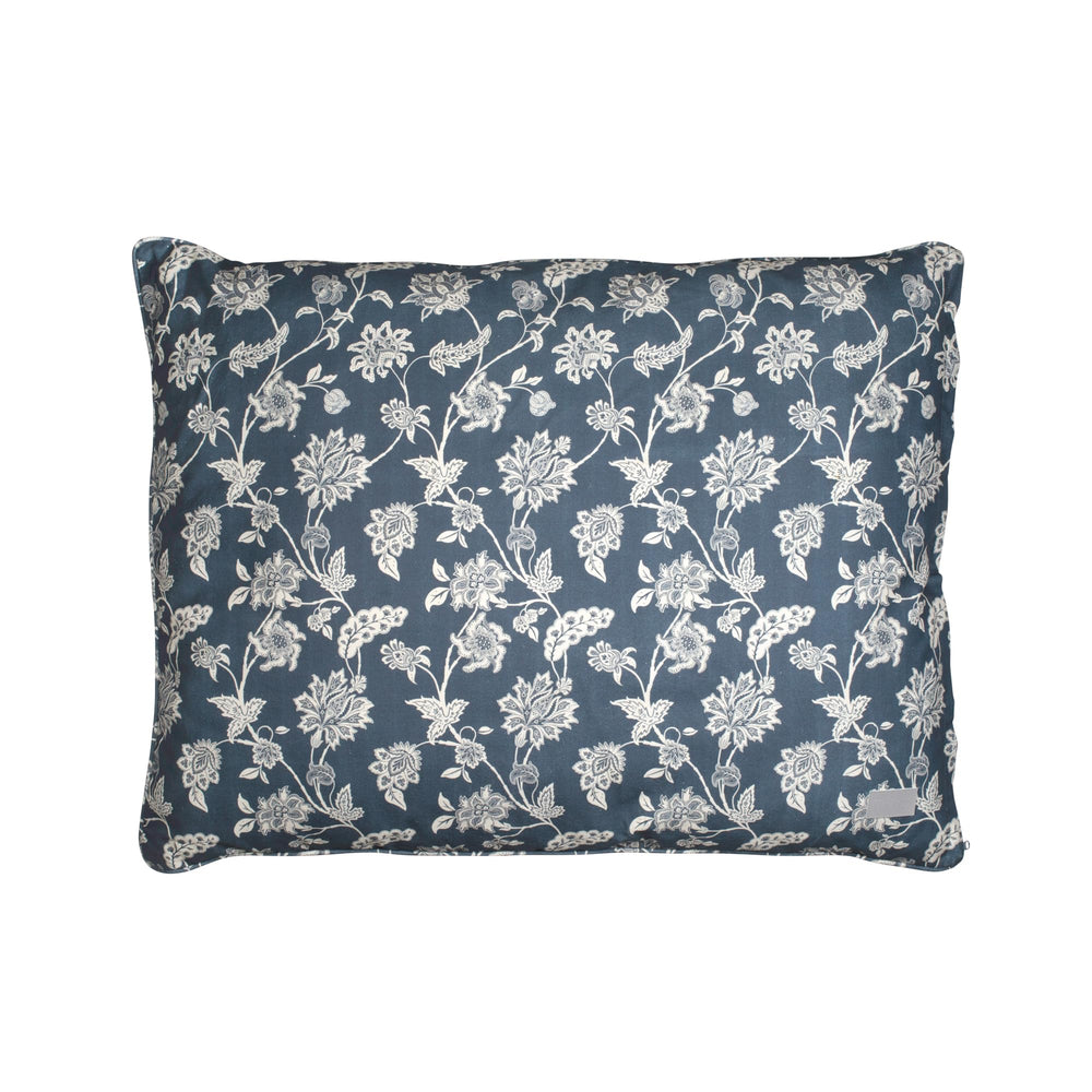 Coussin grand format Fringe Indienne Coastal Blue pour chien, confort durable.