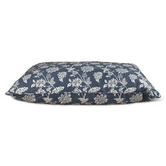 Housse réversible en coton résistant Fringe Indienne Coastal Blue, entretien facile et polyvalence.