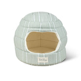 Fringe Studio hutte-pour-animal Dusty Sage 2-en-1, confort compact pour petits animaux.