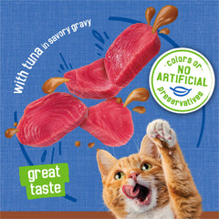 Purina Friskies Pâté au Thon, ouverture facile, pratique pour les repas quotidiens