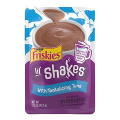 Friskies Lil' Shakes purée chat thon, texture onctueuse pour l'heure du repas