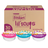 Friskies Lil' Soups saumon cuve : bouchée humide savoureuse en complément du repas