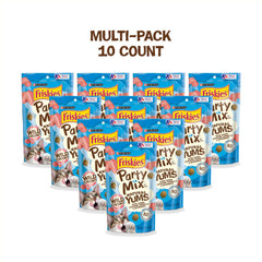 Emballage Friskies Natural Yums, pack de sachets pratiques pour le quotidien.