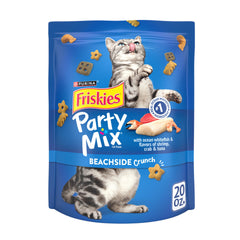 Friskies Party Mix Chat – croustillant plage pour un snack ludique.
