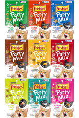 Friskies Party Mix Crunch, assortiment-neuf-saveurs, parfait pour varyer les plaisirs de votre chat