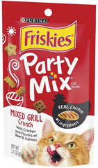 Croquants au poulet Friskies Party Mix Grill pour chat gourmand