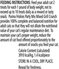 Croquants au saumon Friskies Party Mix Grill pour friandise savoureuse